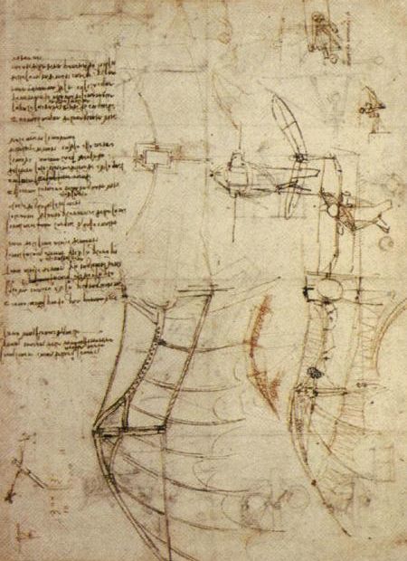 Entwurf  von Leonardo da Vinci