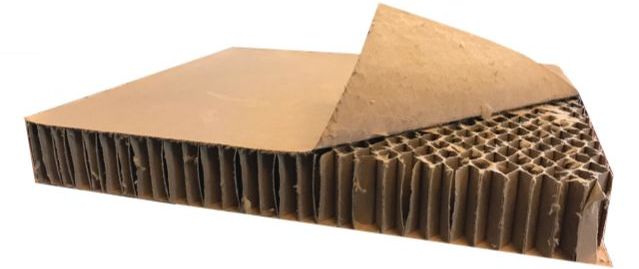 Stabiles Verpackungsmaterial mit Wabenstruktur
